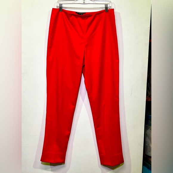 PEACE OF CLOTH Red straight leg pants size‎ 8. - Picture 1 of 11